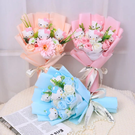 Pluszowy bukiet Hello Kitty – prezent na każdą okazję