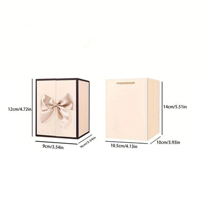 Naszyjnik „I Love You Forever” z uroczym misiem i różą w pudełku – romantyczny prezent urodzinowy dla dziewczyny, nowa moda 2026